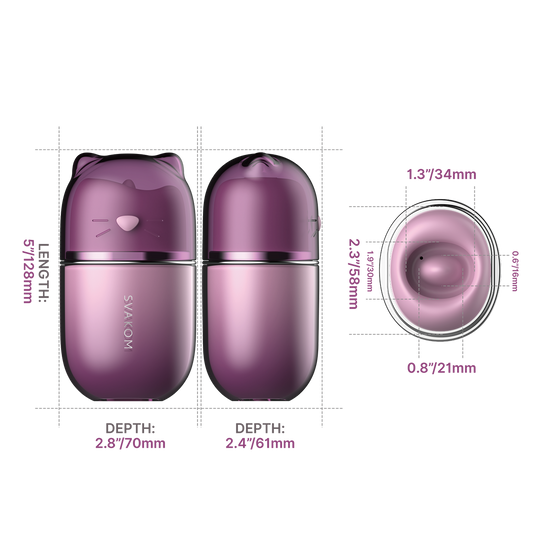 Klitty size guide 70 x 128 x 61 mm